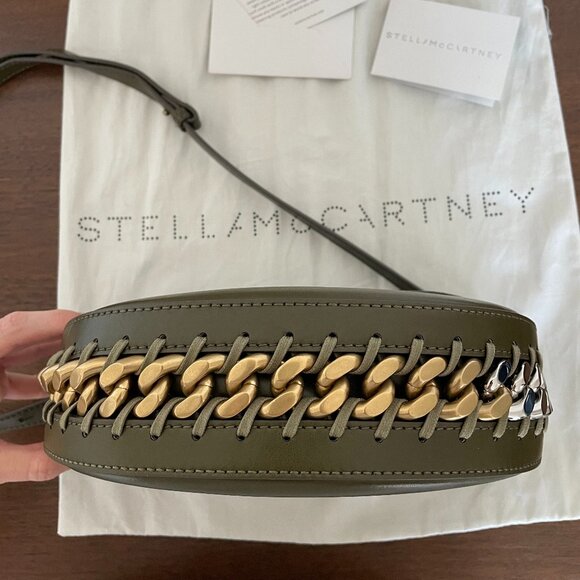 Stella McCartney Eco Alter Nappa Medium Frayme Khaki Bag - Picture 5 of 15